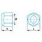 Ecrous hexagonaux autobloquants